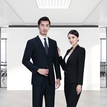 黑色立领时尚时尚职业套装FX18