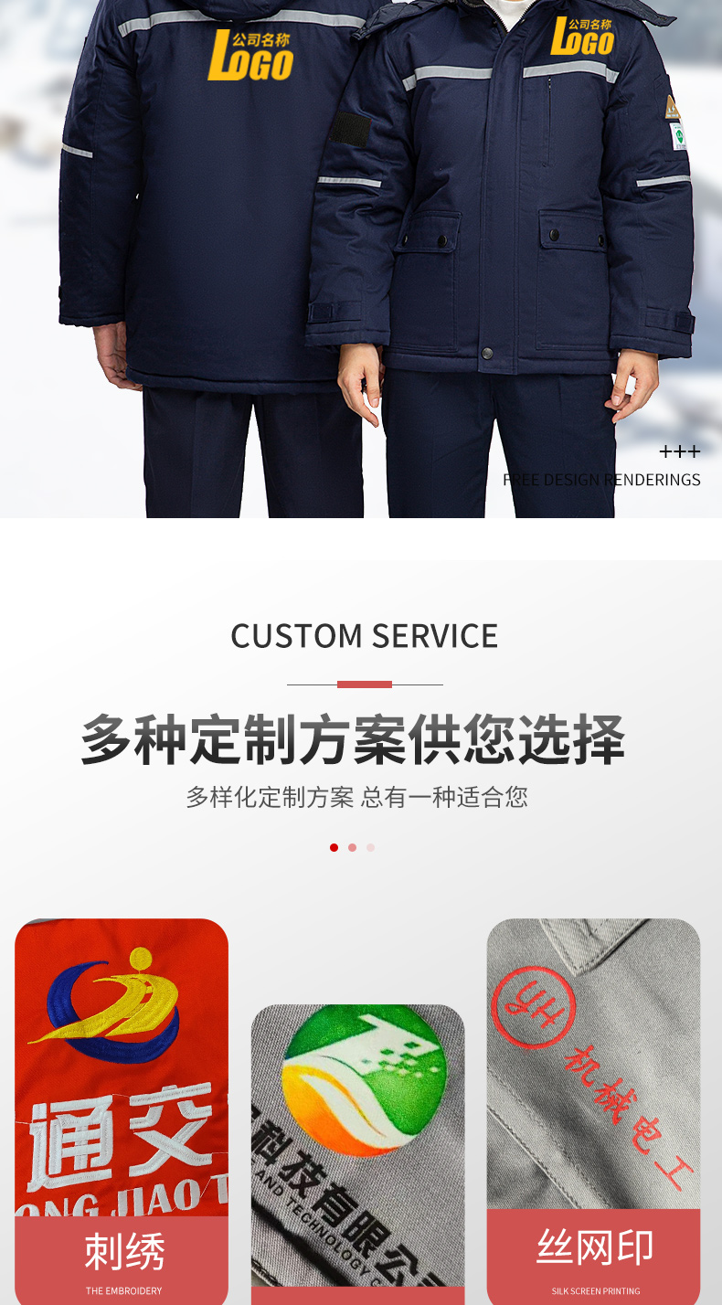 8855防阻燃防静电中长一体棉衣